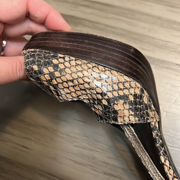 STAURT WEITZMAN PYTHON SLINGBACK HEELS 8 - Picture 14 of 16